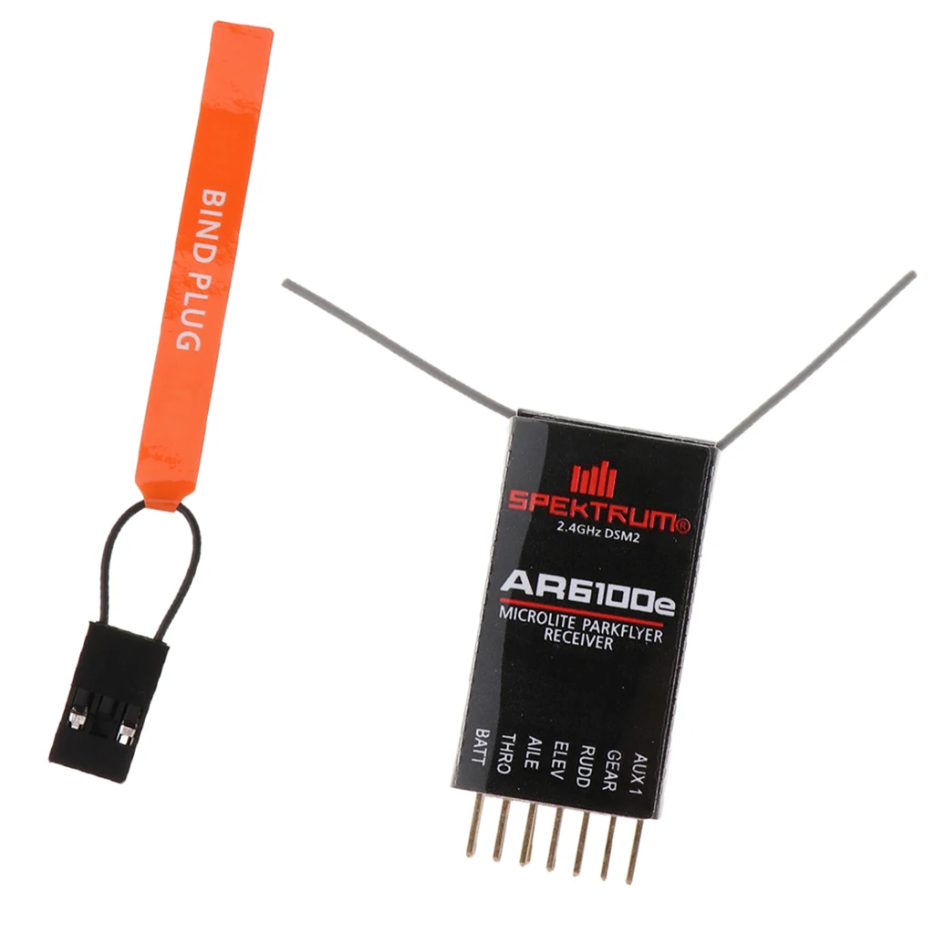 AR6100E приемник 6CH 2,4 г дистанционный пульт управления для квадрокоптера RC JR спектра DSM2 DX6I DX18 DX8 DX9 DEVO10 RC