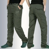 summer military cargo pants men breathable quick dry trekking waterproof trousers joggers multi pockets army combat work pants