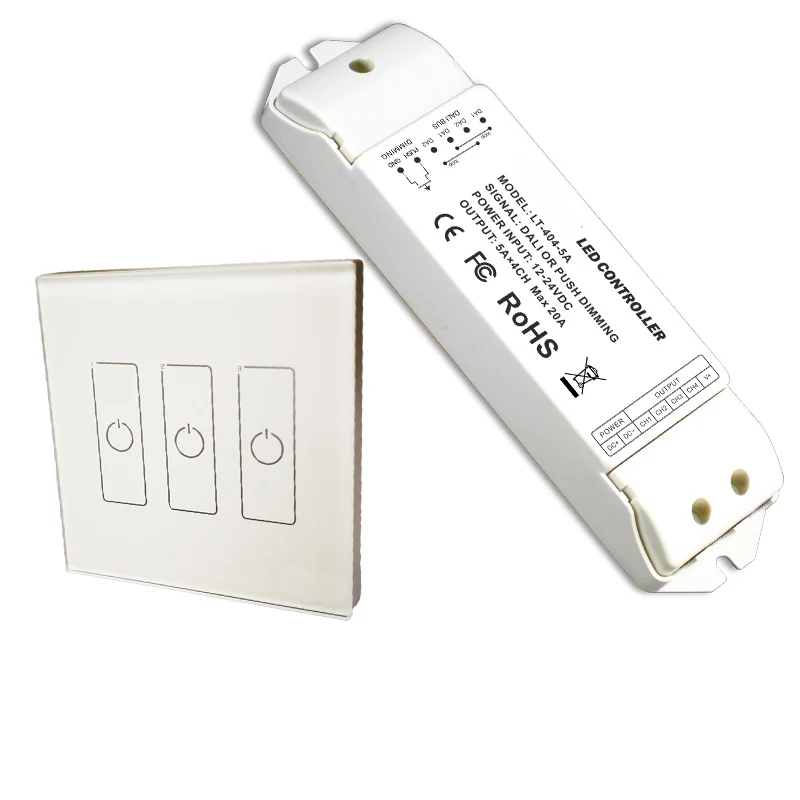 Новый EDA3 с цифровым адресным интерфейсом светодиодный диммер контроллер 3 канала