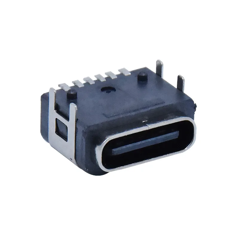 

10Pcs Micro USB Female Jack 6P 2-pin SMD Sinking Waterproof Dwaterproof Diy Repair Fast Charging Connector