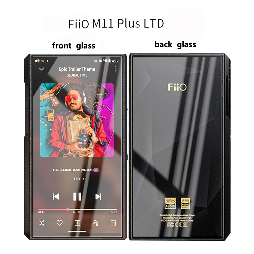Защитное закаленное стекло премиум-класса 9H для Fiio M11 Plus LTD 5 дюймов защита экрана