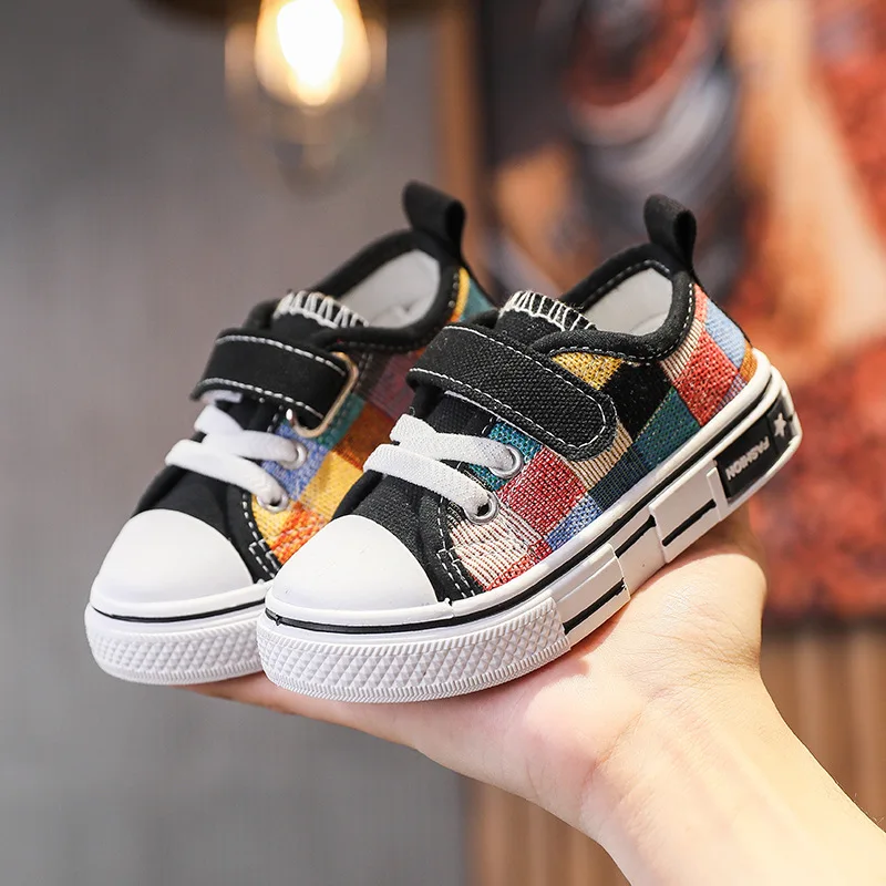 Sneakers Baby Girl Toddler Shoes Candy Color Kids Canvas Children Star Casual Boys