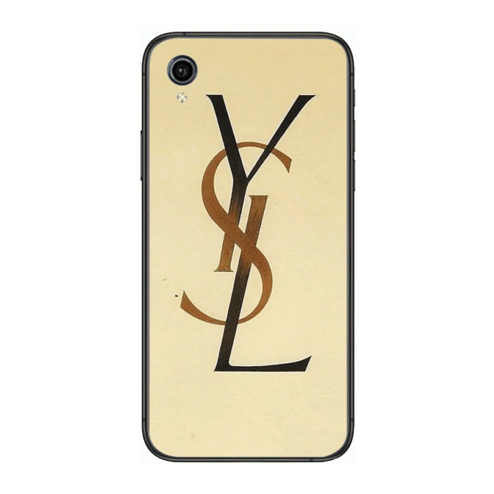 

luxury Brand Y-YSL Style Phone Cases cover For VIVO X50 30 Y97 91 93 85 83 81 79 73 V 17 15 9 S7 U3X black Covers