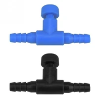 10pcs adjustable air valve flow control regulator oxygen pipe connector switch for 4mm trachea aquariums air pumps accessories