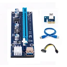 VER 009S USB 3,0 PCI-E Pcie Riser Express 1X 4x 8x 16x адаптер SATA 15pin до 6 pin кабель питания для BTC Miner машина райзеp