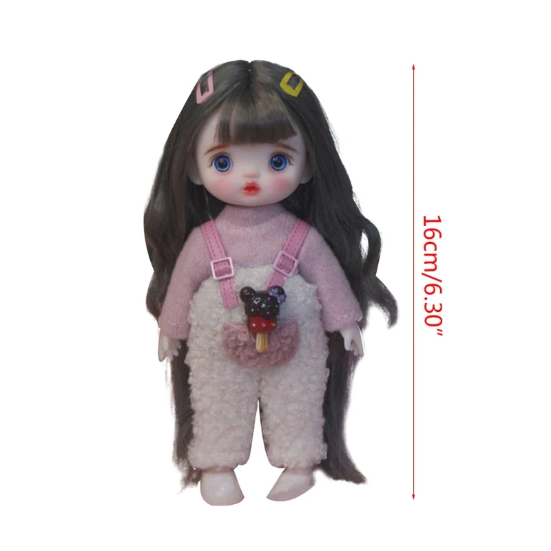 

Cute Simulation Doll Realistic Makeup Changing Doll Kids Girl Lifelike Educational Interactive Doll Caucasian Doll Toy