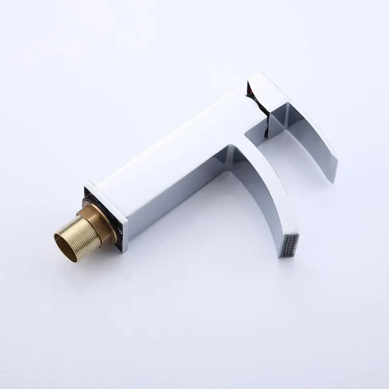 Смеситель для раковины смеситель кран воды ванной комнаты белый латунный