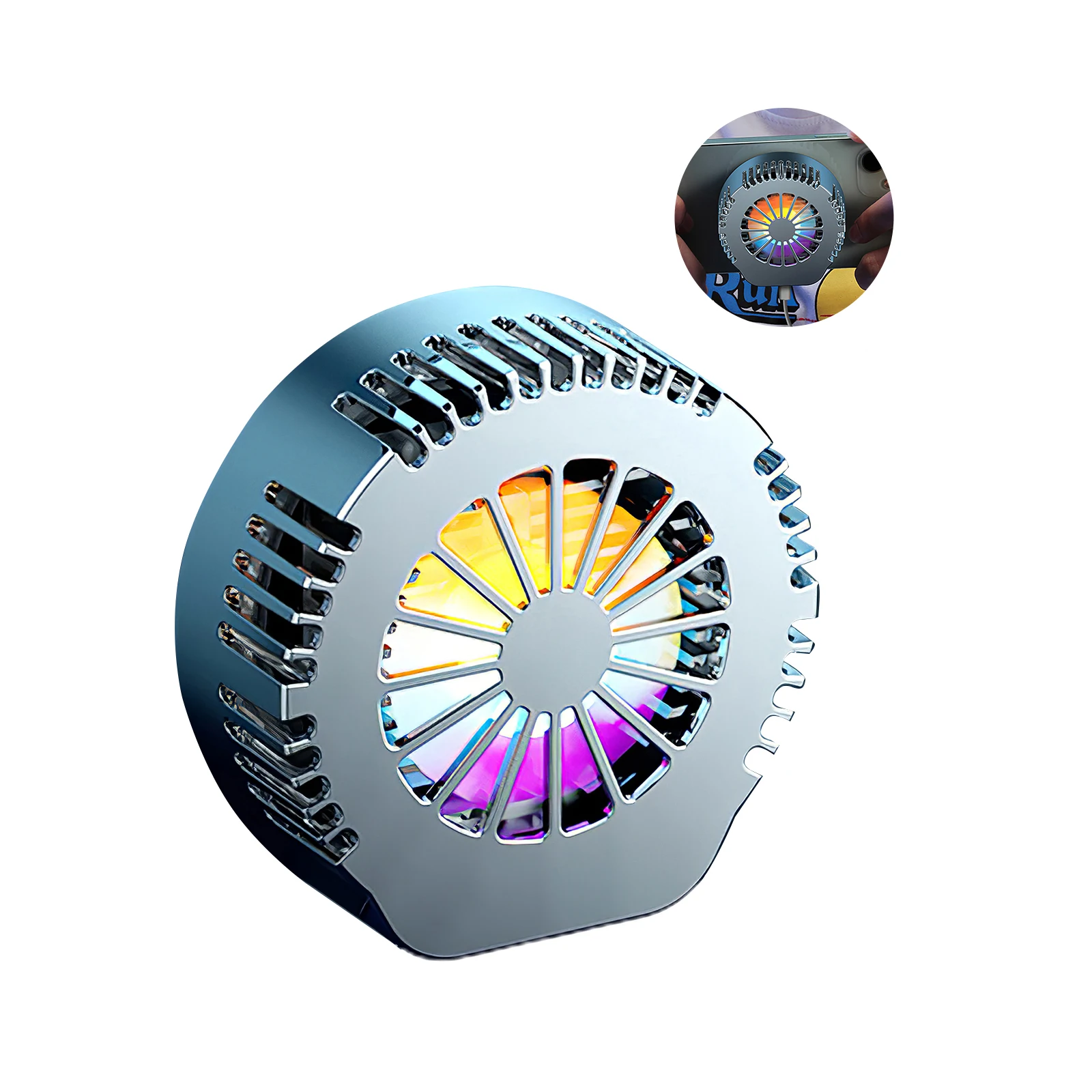 

Выпуклый телефонный радиатор 2021 дюйма для Xiaomi, Huawei, Samsung, Iphone, магнитный полупроводниковый Охлаждающий Универсальный вентилятор радиатора д...