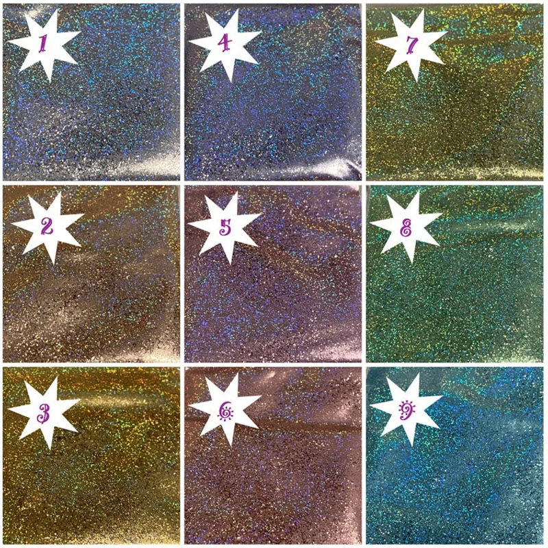 

0.2mm 5g Gold Silver Colorful Diamond Holographic Glitter Rainbow Glitter,Loose Glitter,UV Gel Nail Pigment Fine Glitter (1/128)