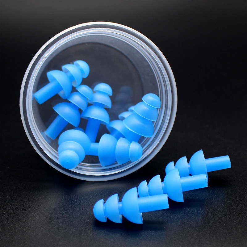 

10PCS Ear Plugs Sound insulation Waterproof Silicone Ear Protection Earplugs Anti-noise Sleeping Plug For Travel Noise Reduction