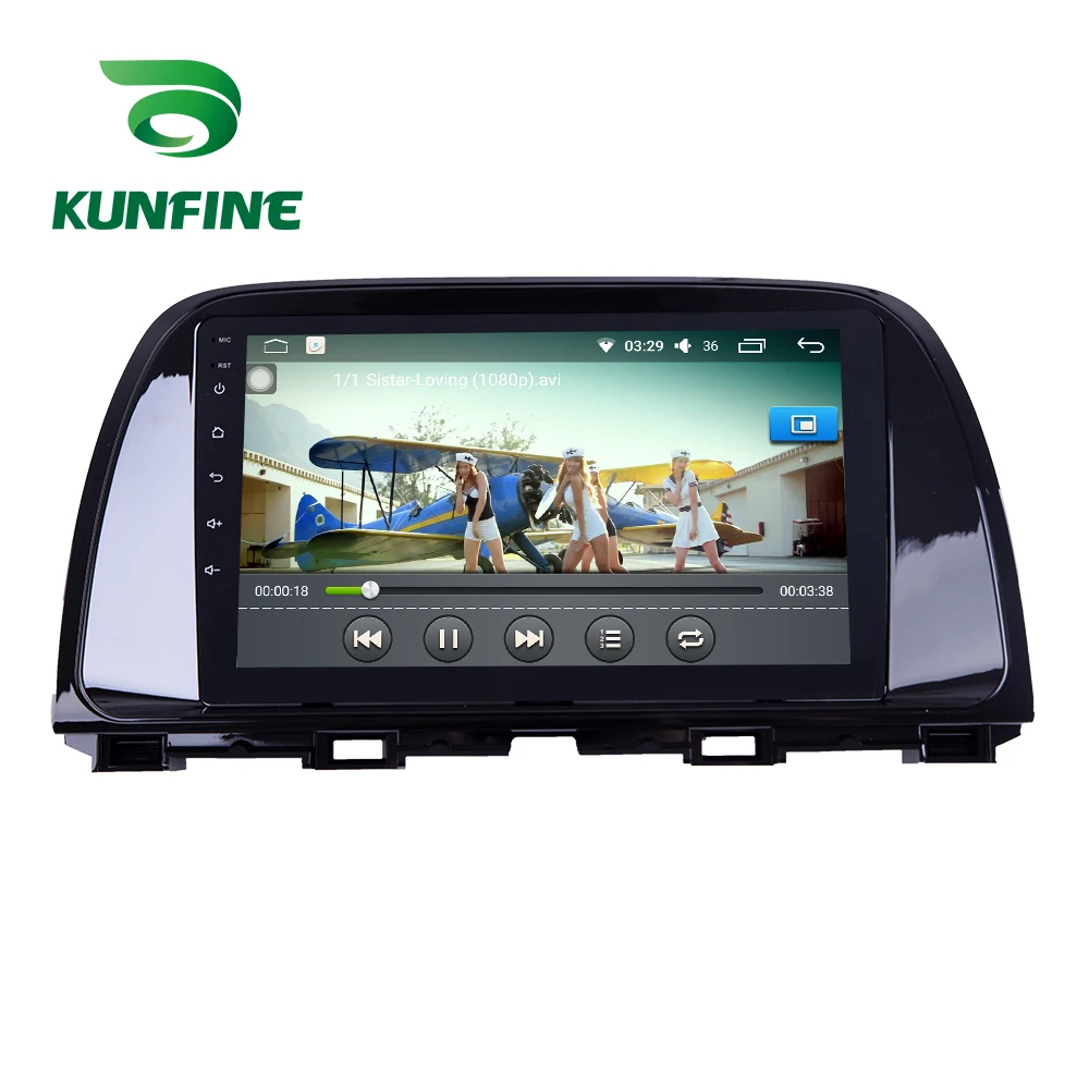 Octa Core 1024*600 Android 10 0 автомобильный DVD GPS навигатор плеер Deckless стерео для Mazda CX5 2012 2019