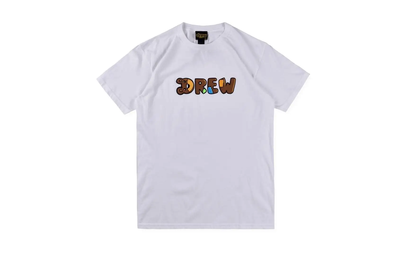 19ss Drew House, футболки для мужчин и женщин, высокое качество, 1:1, топ, медведь, буквы drew, Повседневная Уличная одежда, Drew House, Джастин Бибер, футболка
