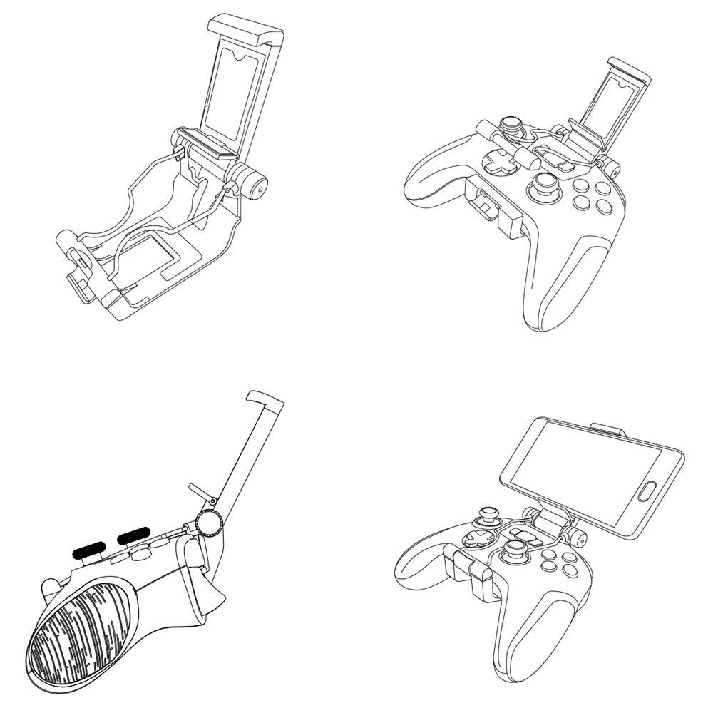 GameSir разъемные стенд мобильный телефон держатель для T2a Беспроводной игровой