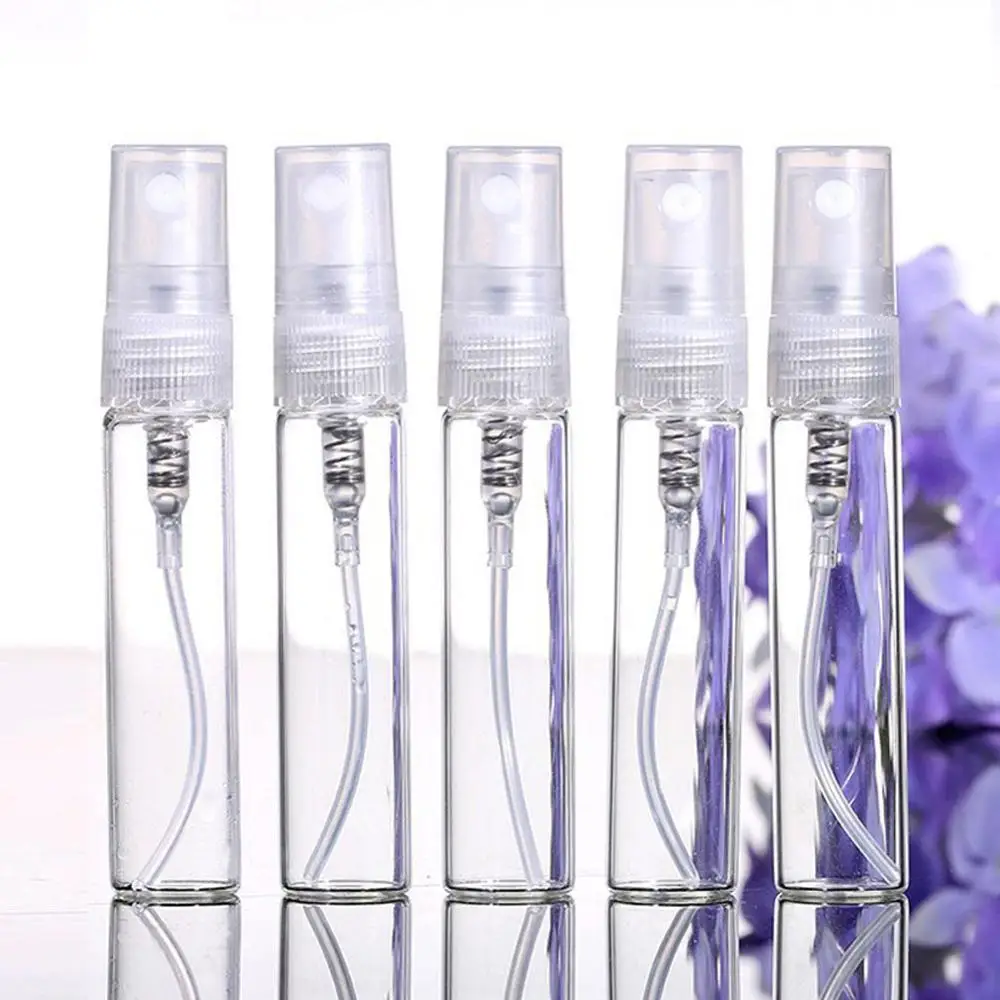 5 шт. мини мл стеклянная многоразовая пустая бутылка для парфюма распылитель