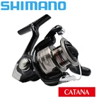 Катушка спиннинговая SHIMANO CATANA, металлическая катушка для морской и пресной воды, 3,0-8,5 кг, 10002500