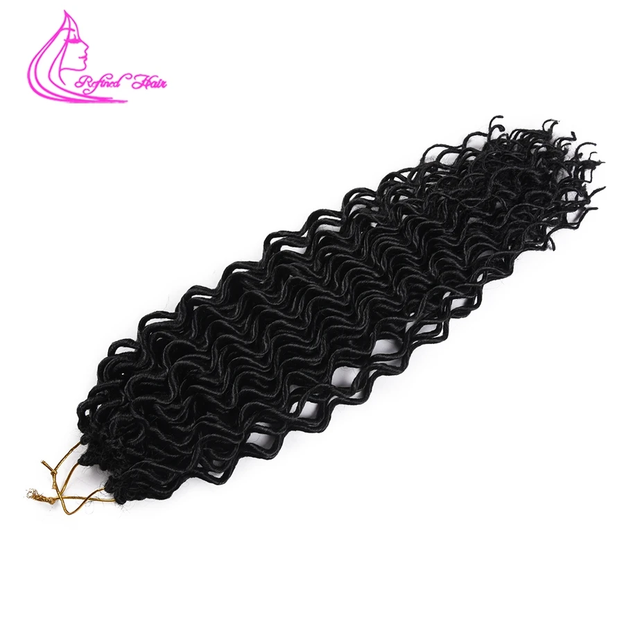 Рафинированный Уход за волосами 18 дюймов вязанные крючком на крючках косички