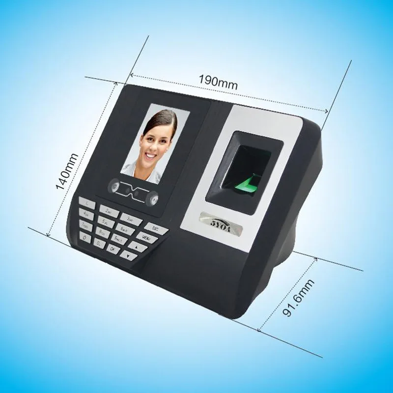 

Af3 Facial Fingerprint Recognition Attendance Machine Face Recognition English Punch Card Machine Software-free U Disk Report
