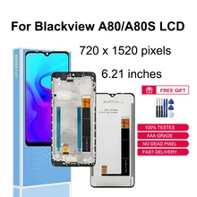 For Blackview A80 A80S Mobile Phone LCD Display Touch Screen Replacement Parts Digitizer Assembly With Frame