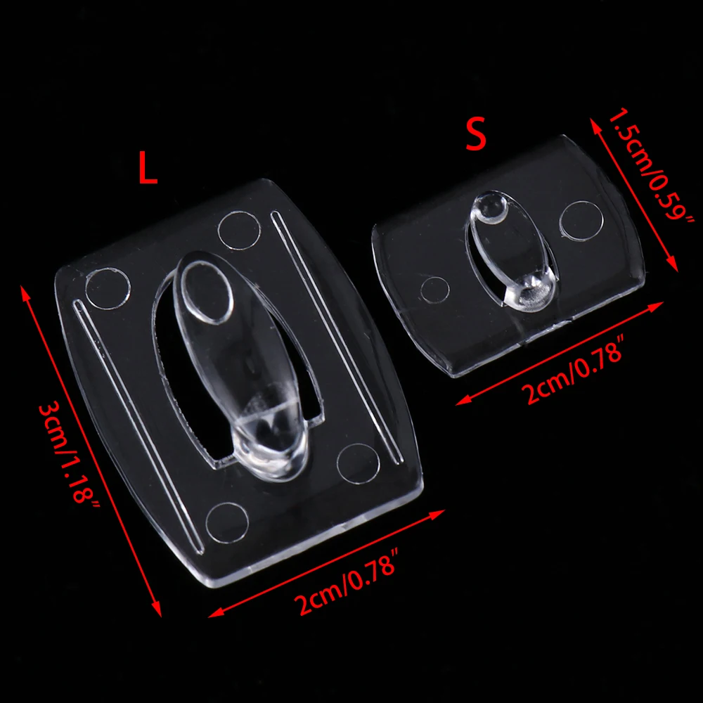 

6/20Pcs 2021 Transparent Removable Hook Strong Seamless Cable Clamp Adhesive Hook Bathroom Kitchen Bedroom Wall Racks Waterproof