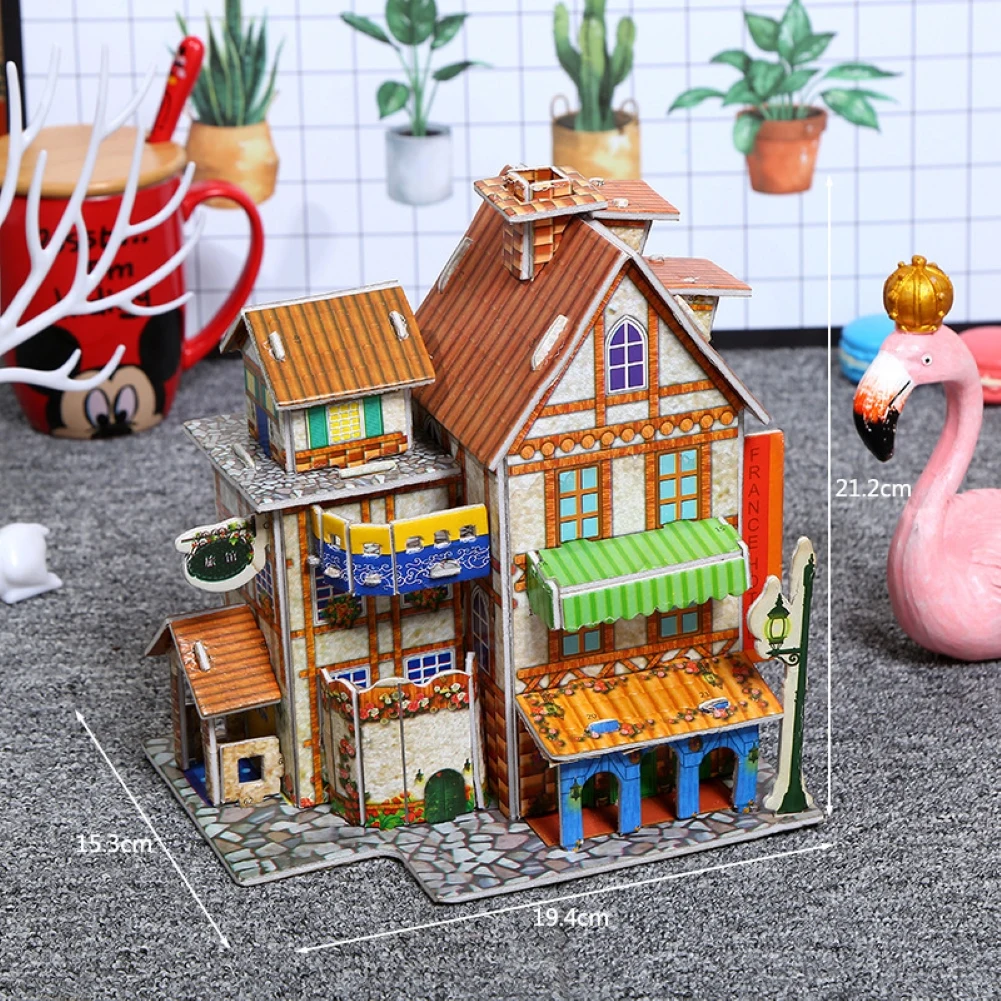 

3D Paper Three-Dimensional Puzzle Educational Toy DIY Children Handmade Kids Educational Toys for Children Gifts