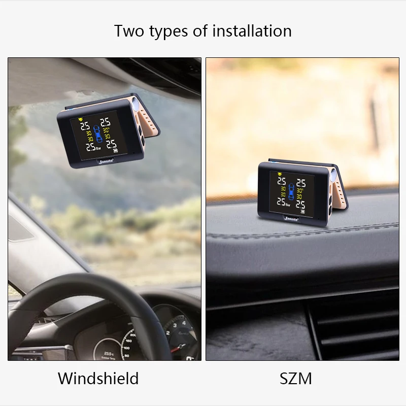 Vtopek безопасность автомобиля Tpms Солнечная энергия Интеллектуальный процессор в