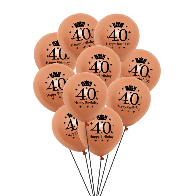 10 шт. латексные воздушные шары из розового золота 12 дюймов|Воздушные и