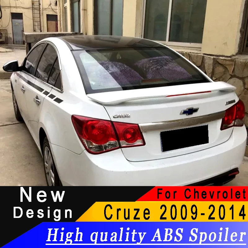 Спойлер для Chevrolet Cruze 2009 2014 высококачественный праймер из АБС пластика или любой