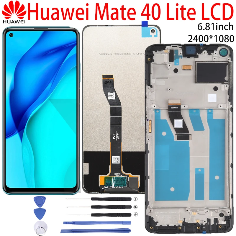 

6.81"Original For Huawei Honor Play 4 LCD Display Digitizer Touch Screen Assembly For Huawei Mate 40 Lite LCD Honor Play4 LCD6.8