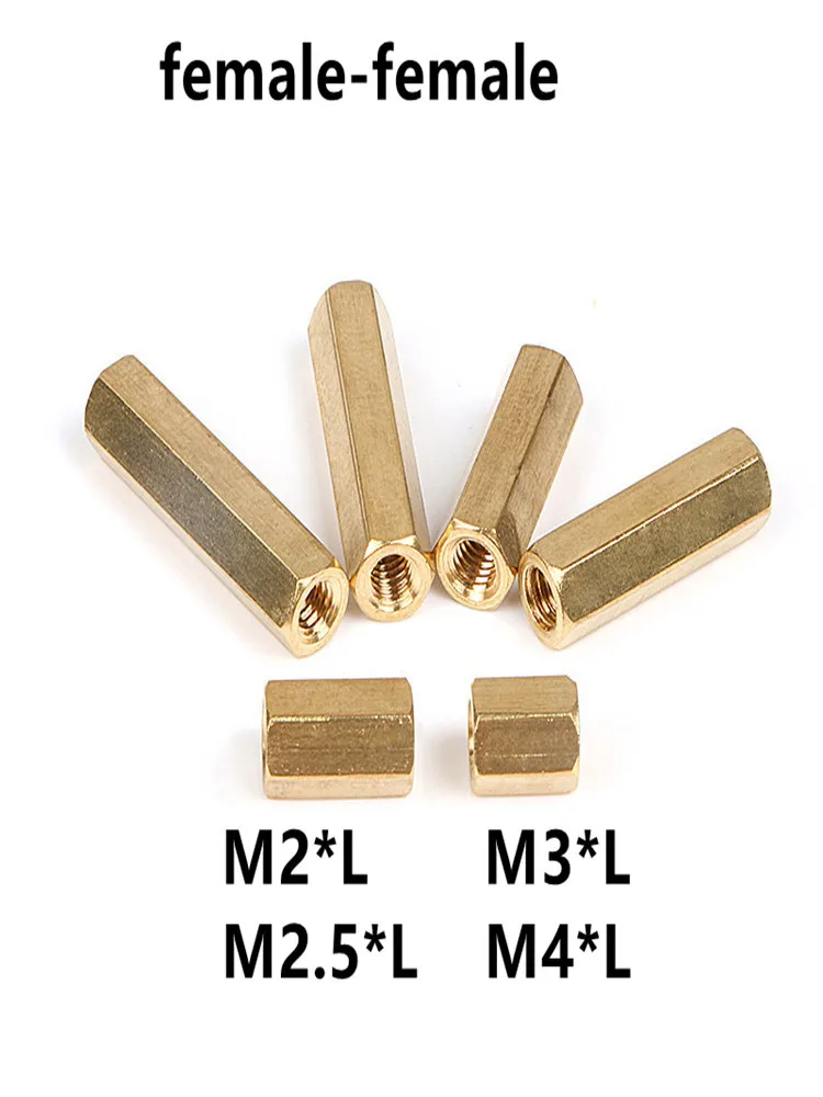 

WHOOPEE Латунные шестигранные стойки M2 M2.5 M3 M4