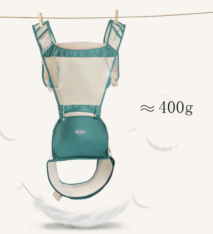 AIEBAO Baby Carrier дышащий кенгуру Детский рюкзак для путешествий летний детский слинг Canguru младенческий Хипсит пояс ребенок обертывание Хипсит(пояс для ношения ребенка