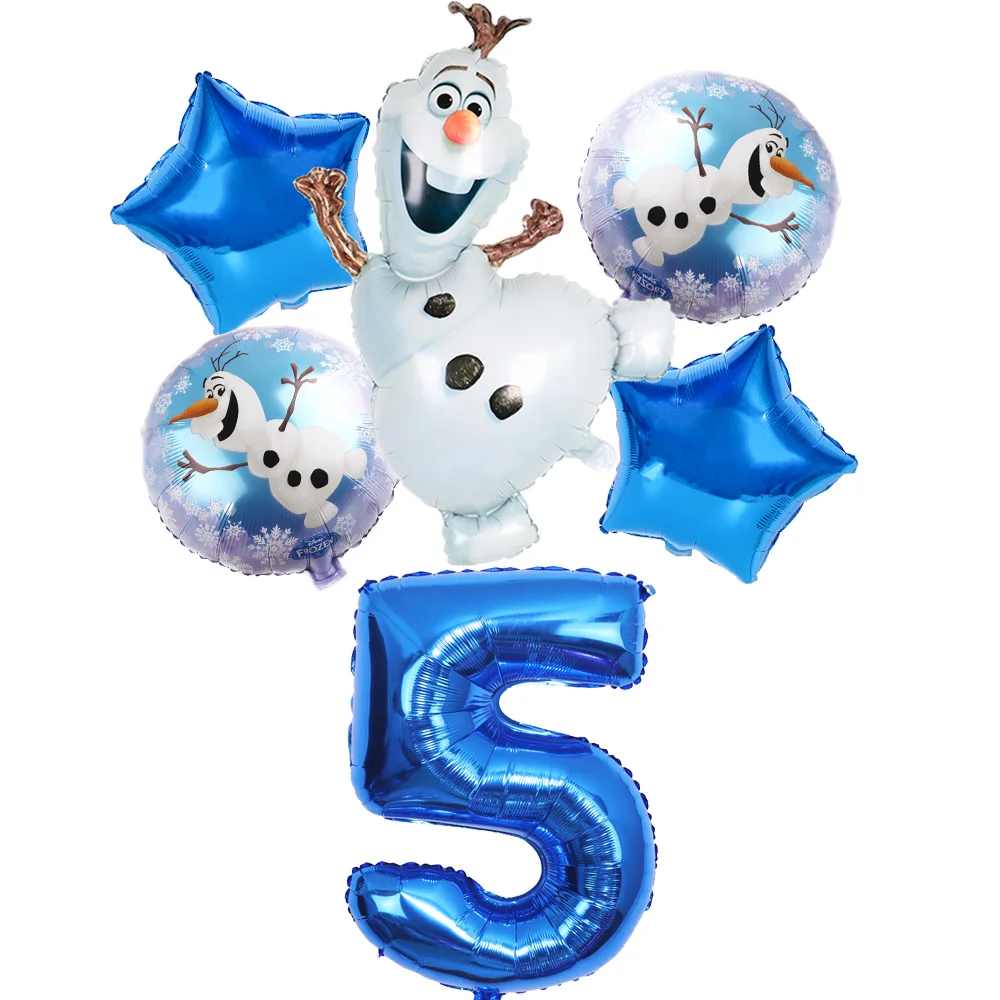 Замороженная тема электронный набор одноразовой посуды принадлежности вечерние