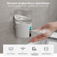 320350 ml touchless automatic liquid soap dispenser bathroom sensor foam machine with temperature lcd display usb rechargeable