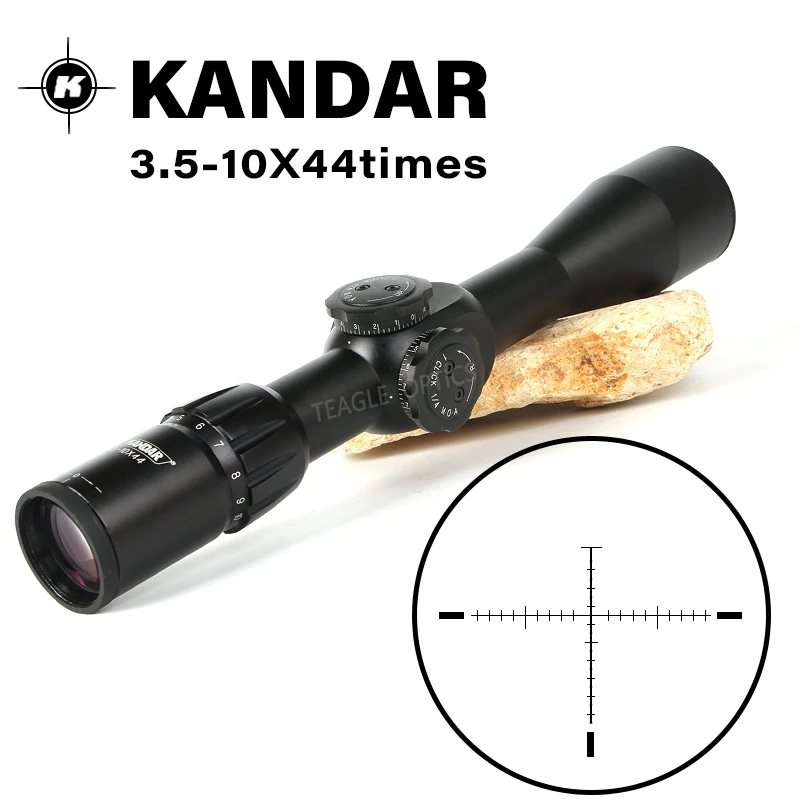 Охотничий прицел 3,5-10X44 FFP с красной точечной оптикой с первой фокальной плоскостью 11 или 20 мм рельс черный прицел
