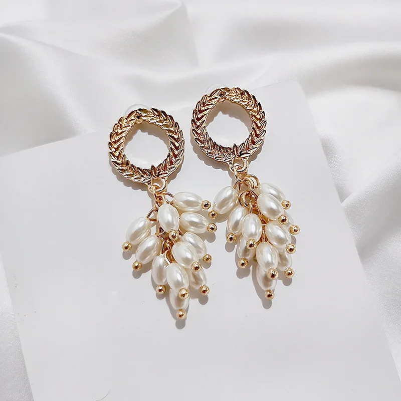 2020 Новое поступление винтажные элегантные длинные серьги-подвески с