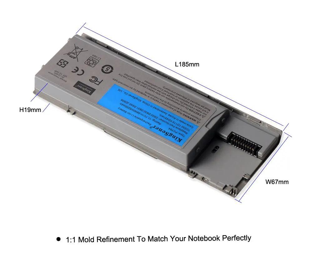 Аккумулятор KingSener в Корейском стиле для Dell Latitude D620 D630 D631 JD775 JY366 KD489 KD491 KD492 KD494 KD495 NT379