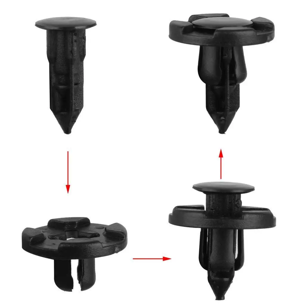 

Универсальная пластиковая заклепка 10x, зажим для бампера Alfa Romeo Mito 147 156 159 166 Giulietta Spider Giulia