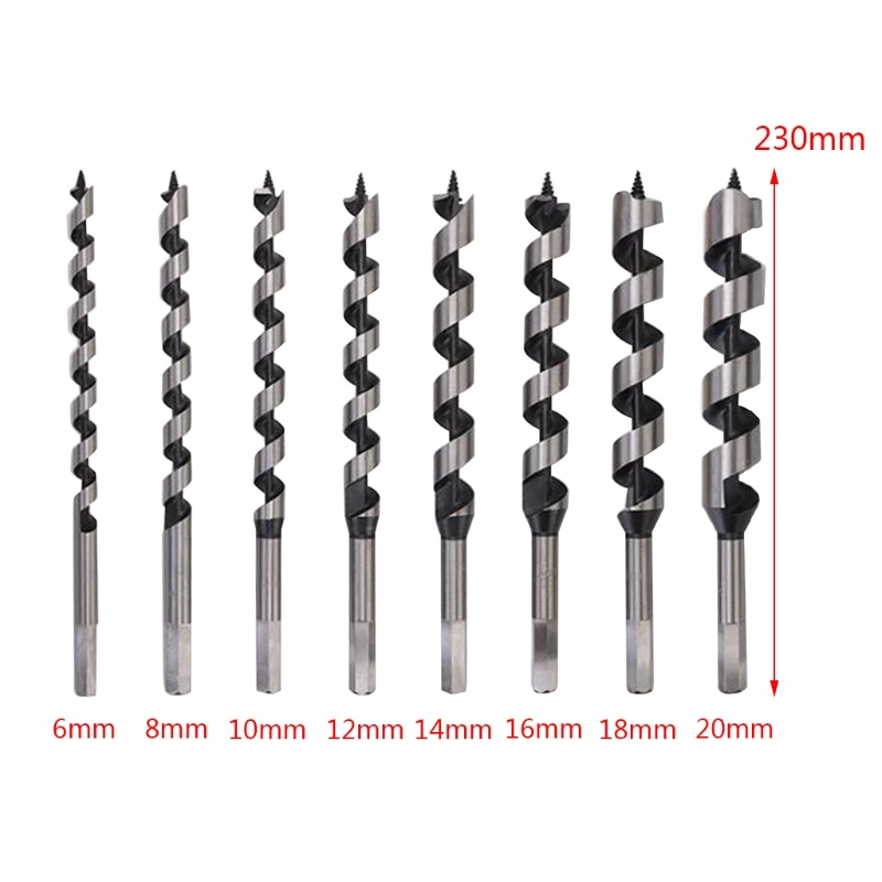 

230mm High-carbon Steel Twist Drill Bit for Metal Steel Drilling Woodworking Power Hole Tools