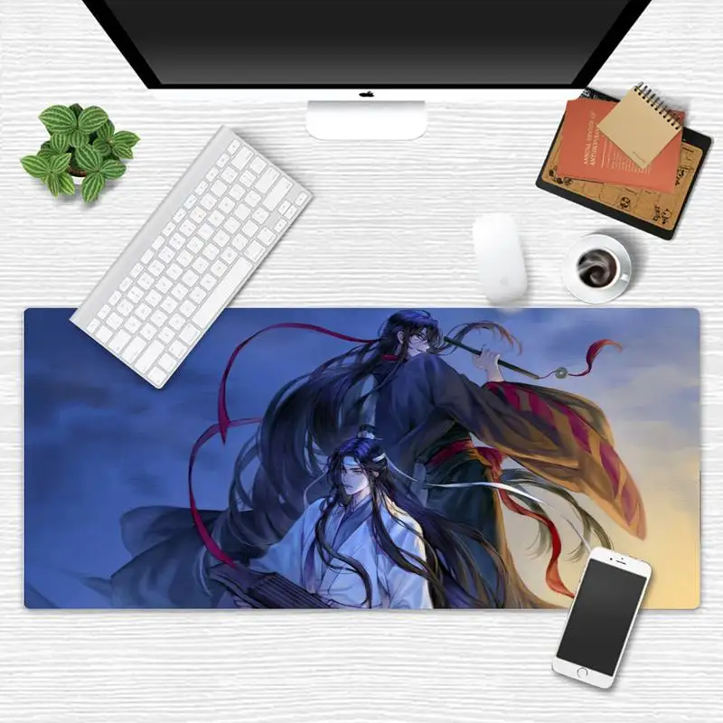 

mo dao zu shi mdzs Keyboards Mat Rubber Gaming mousepad Desk Mat X XL XXL Non-slip Cushion Thickness 2mm