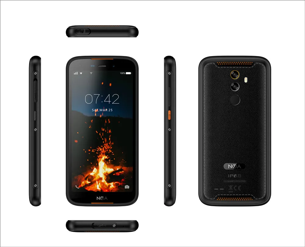 Hummer прочный смартфон IP68 Водонепроницаемый 4500 мАч android 9,0 MTK6739V 3 ГБ ОЗУ 16 Гб ПЗУ 5," HD ips NFC 13 МП 4G мобильный телефон