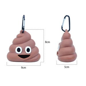 1Pcs Animal Waste Picker Dispenser Box Multi Purpose Cleaning Tools Brown Pet Poop Garbage Storage Bag PVC Trash Holder