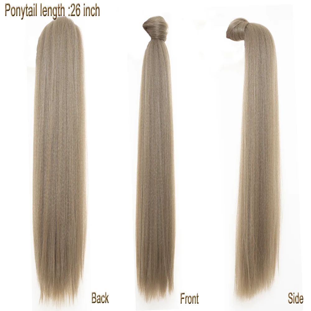 Длинные канекалон кудрявые прямые накладные хвостик наращивание волос афро