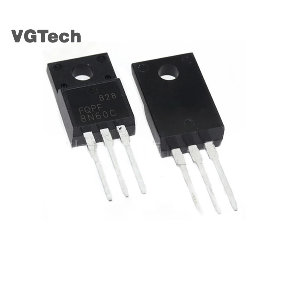 

10 шт. FQPF8N60C TO-220F 8N60C 8N60 TO220 FQPF8N60 Новый МОП полевой транзистор