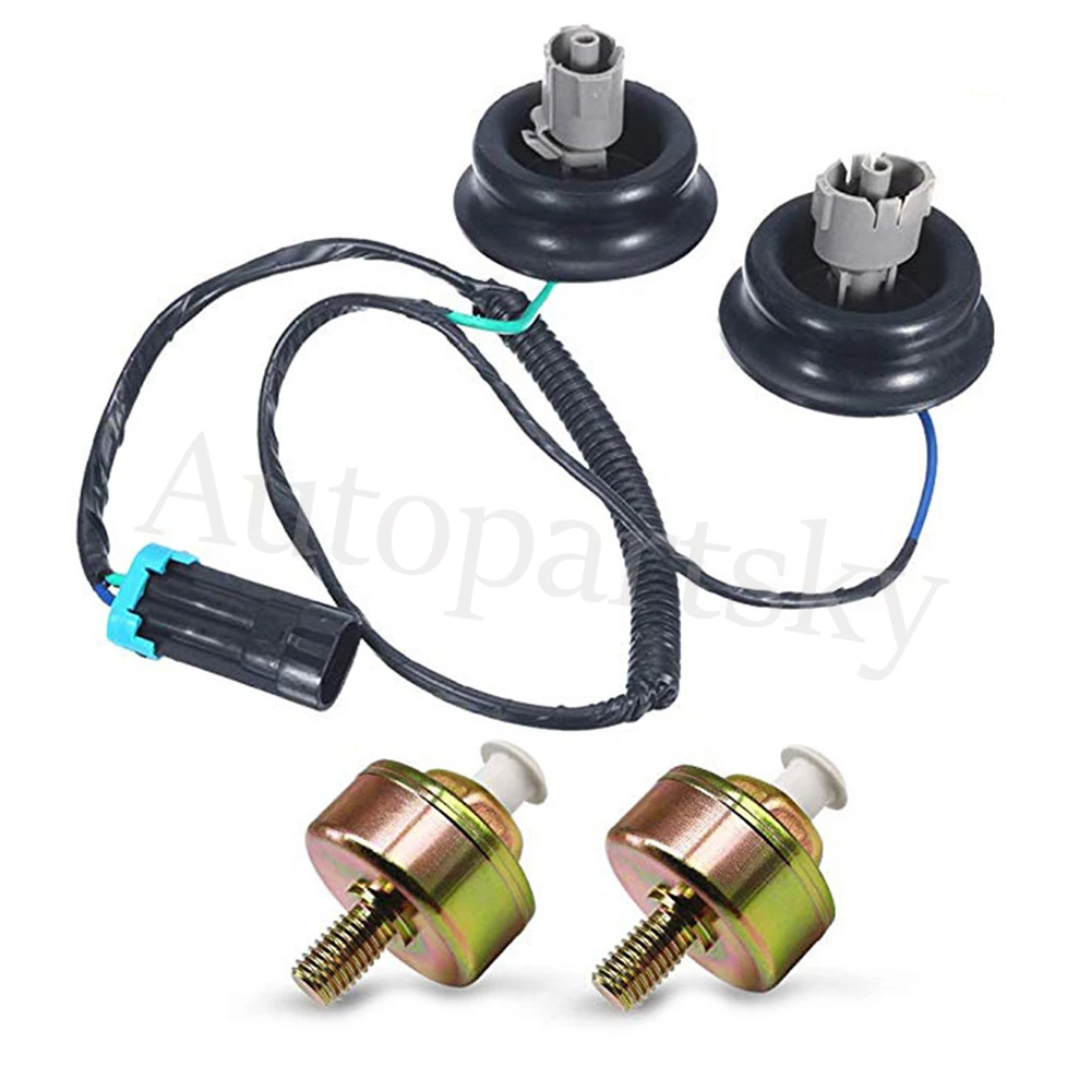 

Новые Двойные ДЕТОНАЦИОННЫЕ датчики и провода 12601822 10456603 для Chevrolet Express Silverado Sierra Classic для Cadillac для GM
