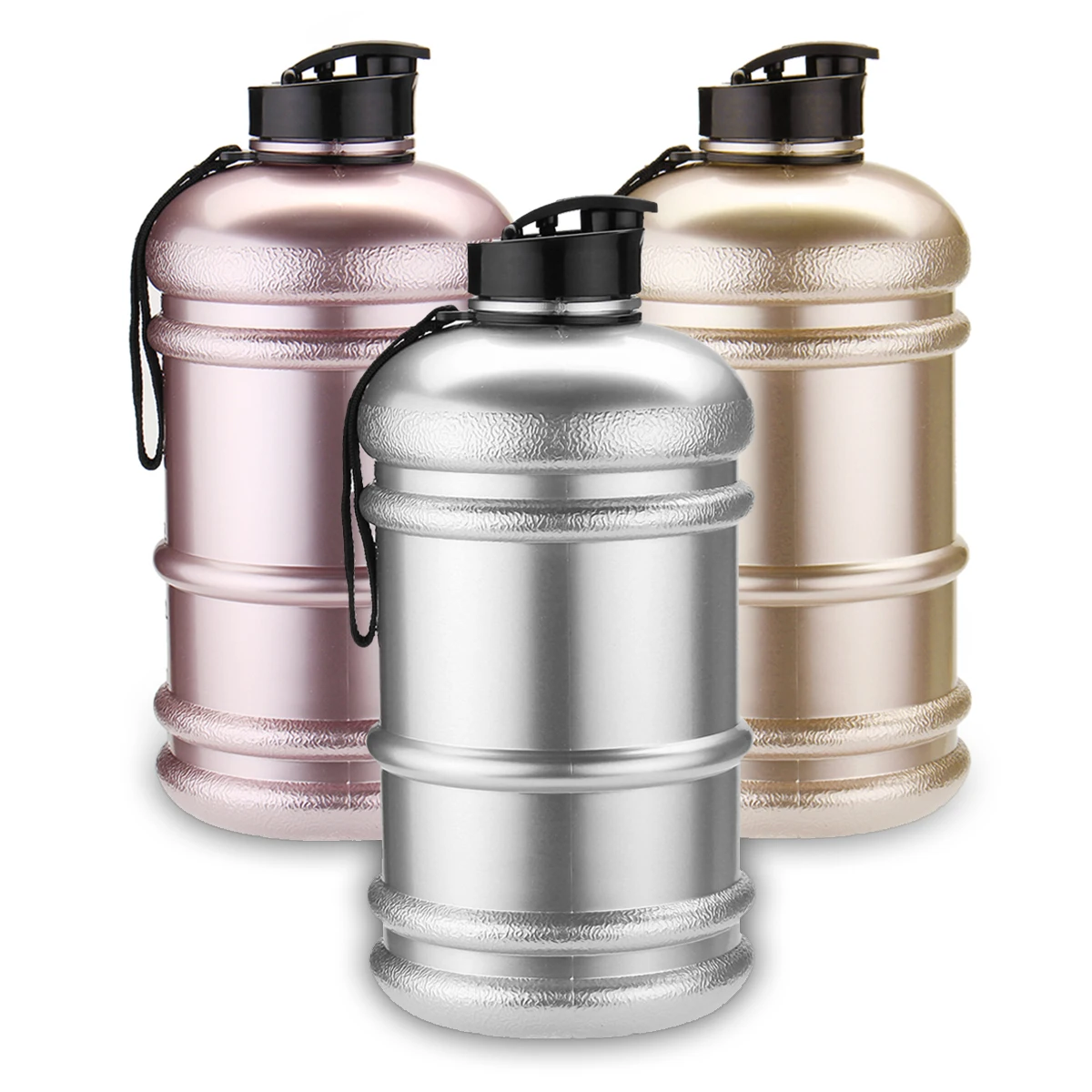 Новинка 2.2L большая емкость бутылка для воды из БФА пластиковая питьевой Лейка