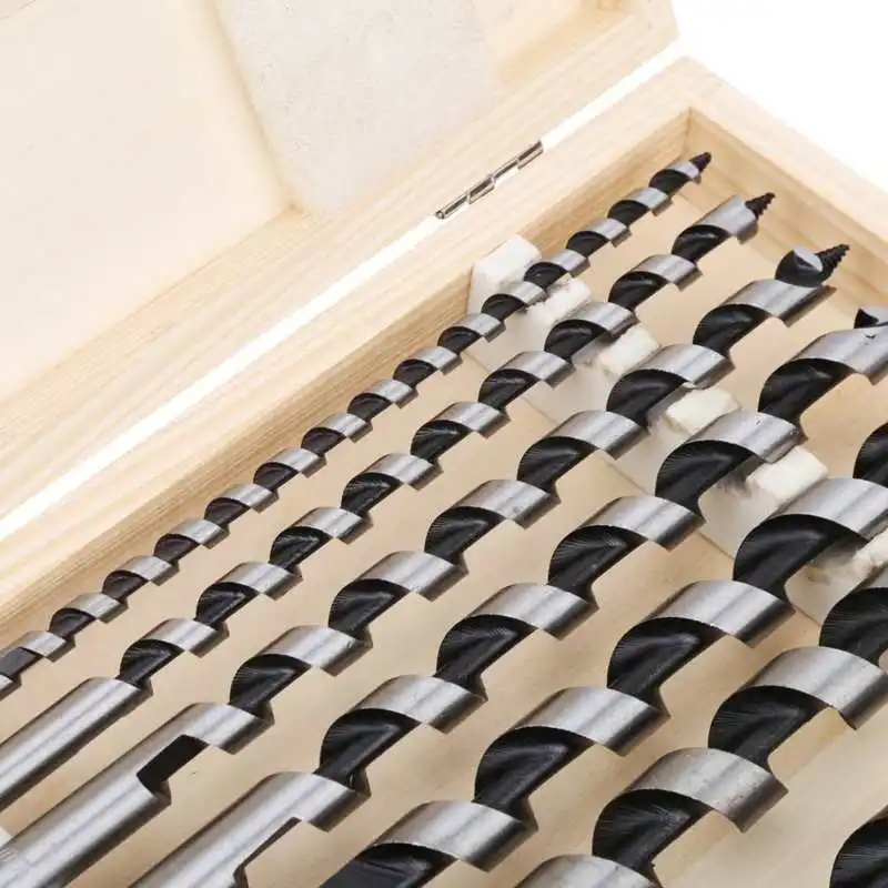 

8Pcs Auger Drill Set Woodworking Hex Shank Wood Cutting Hardware Tools Supplies 6-20mm Diamond Drill Hardware Tools