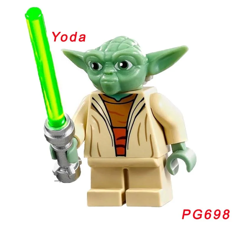 pg698 Одиночная Звездные войны кирпич Хан Solo Embo Jawa Финн Анакин Скайуокер K-3Po йода капитан тарпалс Aayla ecura строительный блок - Цвет: pg698