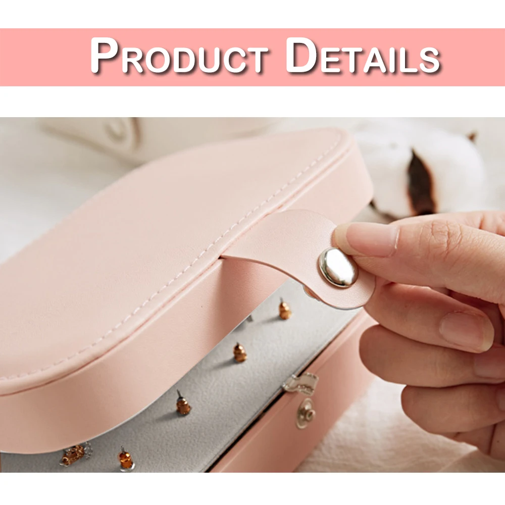 Домашние серьги для хранения кольцо ожерелье ювелирное изделие Bbox портативный с