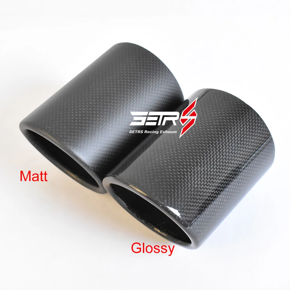 1pc Curly Full Exhaust Pipe Matt Glossy Cover Car Universal Exhaust Muffler Pipe Tip Cover Exhaust Tip Accessories