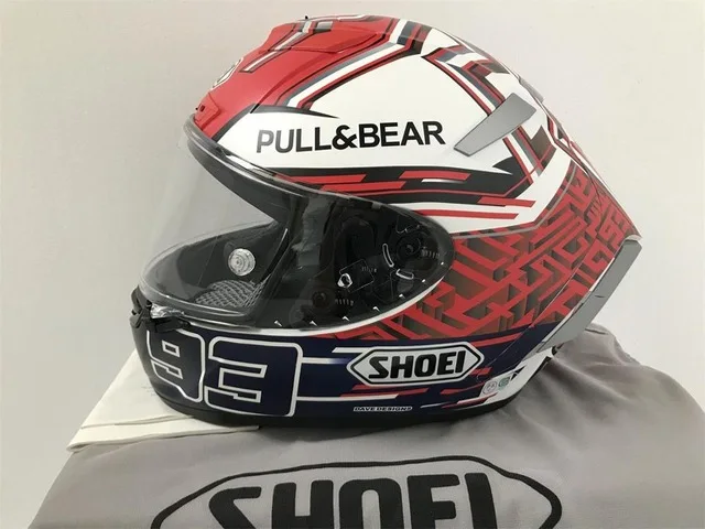 Шлем для мотогонок SHOEI93 pull BEAR, шлем для всего лица, безопасный Летний шлем helmt X12 X14 93, модель шлема