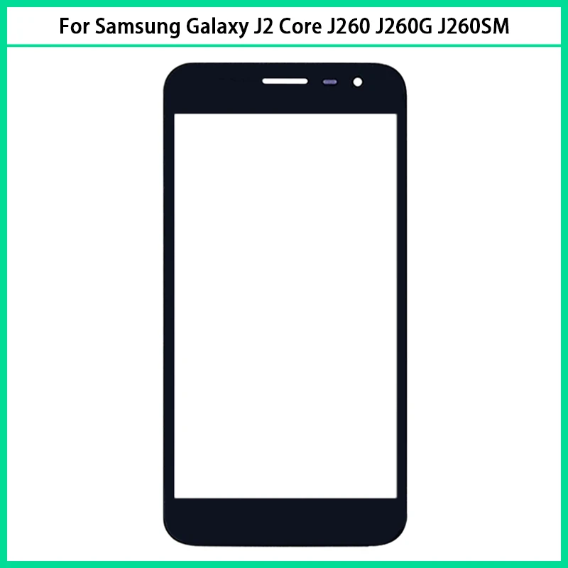

10Pcs/lot For Samsung Galaxy J2 Core J260 J260G J260SM J260G J260F Touch Screen LCD Front Outer Glass Lens OCA Replacement